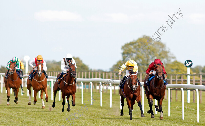 Secret-Handsheikh-0001 
 SECRET HANDSHEIKH (2nd right, Adam McNamara) beats TWILIGHT HEIR (right) in The British Stallion Studs EBF Novice Median Auction Stakes
Bath 18 Jul 2020 - Pic Steven Cargill / Racingfotos.com