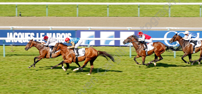 Place-Du-Carrousel-0001 
 PLACE DU CARROUSEL (Mickael Barzalona) beats BOLTHOLE (5) in The Prix Gontaut-Biron
Deauville 13 Aug 2023 - Pic Steven Cargill / Racingfotos.com