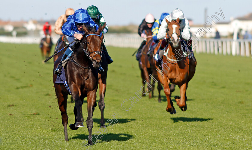 Bridestones-0004 
 BRIDESTONES (William Buick) wins The British Stallion Studs EBF Fillies Novice Stakes Div1
Yarmouth 18 Oct 2022 - Pic Steven Cargill / Racingfotos.com