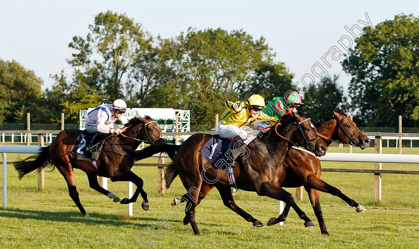 Reggae-Runner-0002 
 REGGAE RUNNER (farside, Franny Norton) beats LISTEN TO THE WIND (nearside) in The Pommery Champage Blaythwayt Plate Handicap
Bath 3 Jul 2019 - Pic Steven Cargill / Racingfotos.com