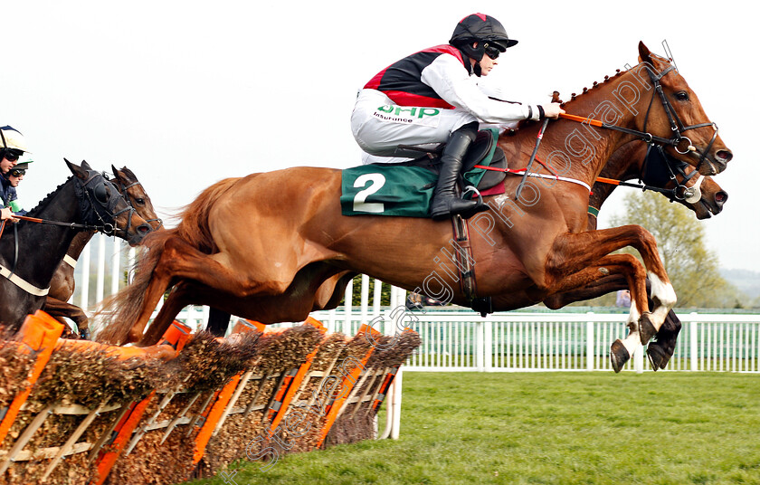 Havingagoodtime-0001 
 HAVINGAGOODTIME (Rachael Blackmore) wins The Junior Jumpers Fillies Juvenile Handicap Hurdle
Cheltenham 18 Apr 2019 - Pic Steven Cargill / Racingfotos.com