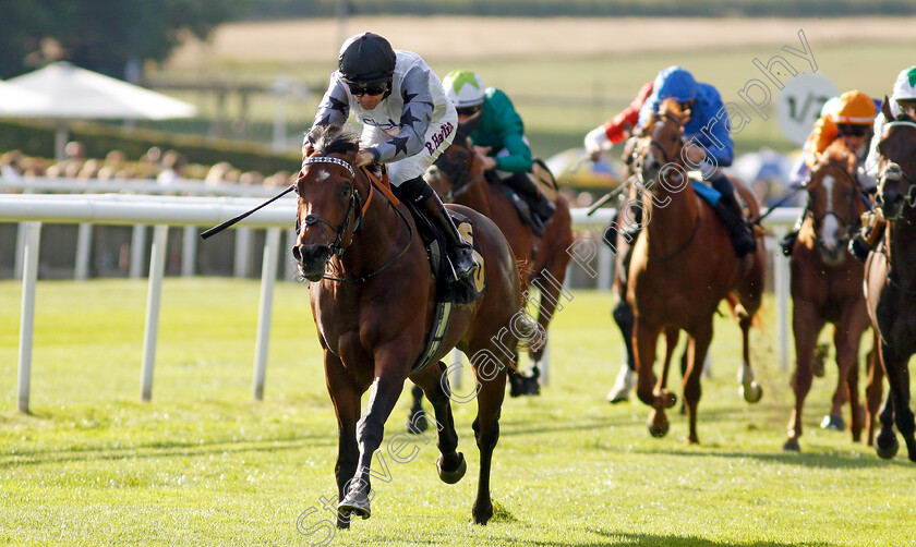 Righthere-Rightnow-0005 
 RIGHTHERE RIGHTNOW (Robert Havlin) wins The Maritime Cargo Services Road Haulage Hustle EBF Newcomers Maiden Stakes
Newmarket 9 Aug 2024 - Pic Steven Cargill / Racingfotos.com