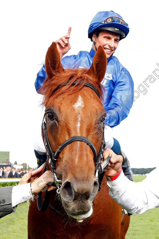 Hurricane-Lane-0015 
 HURRICANE LANE (William Buick) winner of The Cazoo St Leger
Doncaster 11 Sep 2021 - Pic Steven Cargill / Racingfotos.com