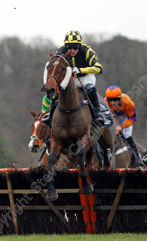 Golan-Fortune-0001 
 GOLAN FORTUNE (Daniel Sansom) wins The Mitie Conditional Jockeys Handicap Hurdle Ascot 22 Dec 2017 - Pic Steven Cargill / Racingfotos.com