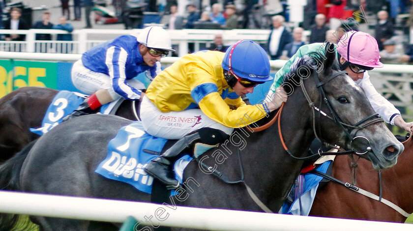 Sumo-Sam-0003 
 SUMO SAM (Rossa Ryan) wins The Godolphin Under Starters Orders Maiden Fillies Stakes Div2
Newmarket 7 Oct 2022 - Pic Steven Cargill / Racingfotos.com