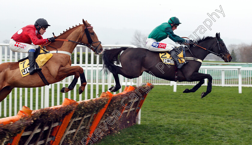 Fret-D Estruval-0001 
 FRET D'ESTRUVAL (Daryl Jacob) leads SWORDBILL (left)
Cheltenham 15 Dec 2018 - Pic Steven Cargill / Racingfotos.com