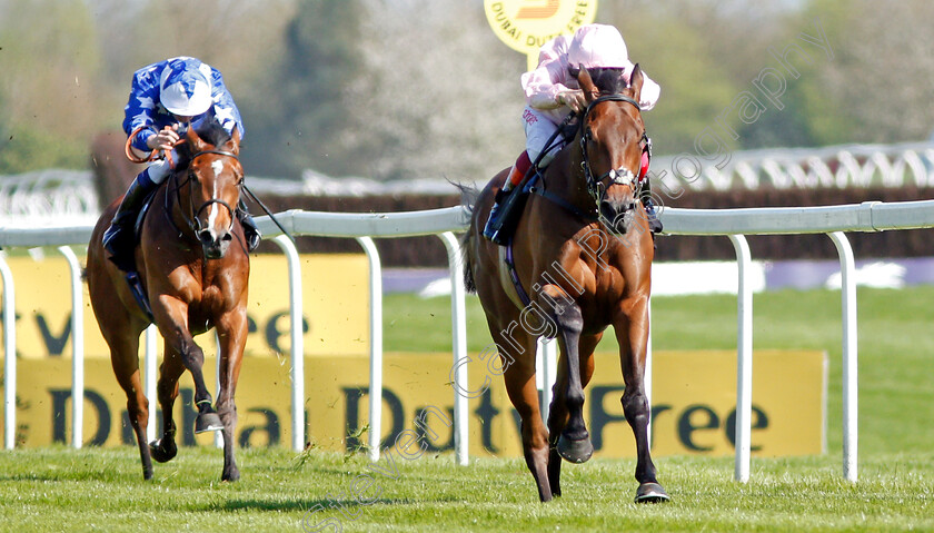 Lah-Ti-Dar-0002 
 LAH TI DAR (Frankie Dettori) wins The BJP Celebrating 20 Years Maiden Fillies Stakes Newbury 20 Apr 2018 - Pic Steven Cargill / Racingfotos.com