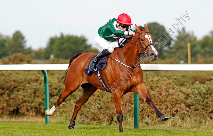 Beautiful-Morning-0006 
 BEAUTIFUL MORNING (Colm O'Donoghue) wins The EBF Stallions John Musker Fillies Stakes Yarmouth 20 Sep 2017 - Pic Steven Cargill / Racingfotos.com