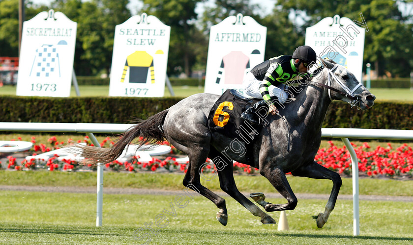 Bird s-Eye-View-0004 
 BIRD'S EYE VIEW (Jose Lezcano) wins Allowance Optional Claimer
Belmont Park 7 Jun 2018 - Pic Steven Cargill / Racingfotos.com