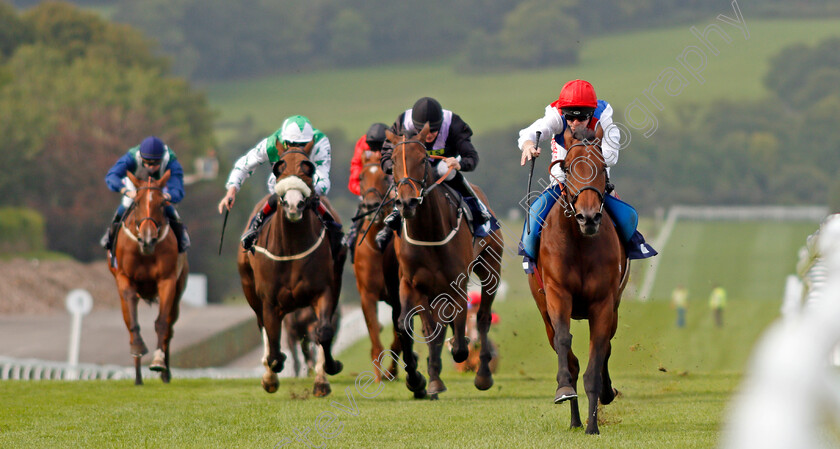 Sparte-Quercus-0008 
 SPARTE QUERCUS (Franny Norton) wins The Andrea And Martin Big Wedding Day Handicap Chepstow 6 Sep 2017 - Pic Steven Cargill / Racingfotos.com