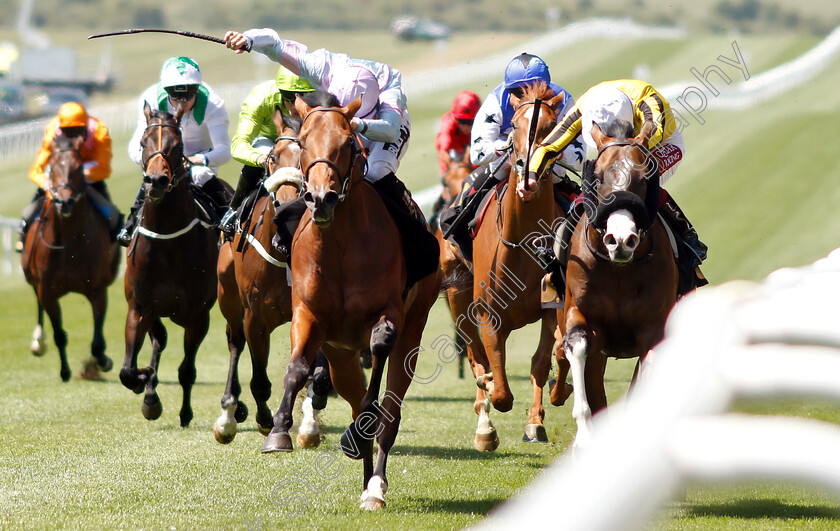 Tomfre-0001 
 TOMFRE (left, Harry Bentley) beats FLASH HENRY (right) in The Black Type Accountancy Novice Auction Stakes
Newmarket 27 Jun 2019 - Pic Steven Cargill / Racingfotos.com