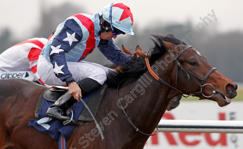 Galloway-Hills-0005 
 GALLOWAY HILLS (Sean Levey) wins The Betway Sprint Novice Stakes Lingfield 6 Jan 2018 - Pic Steven Cargill / Racingfotos.com