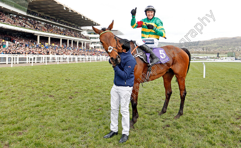 Champ-0008 
 CHAMP (Barry Geraghty) after The RSA Insurance Novices Chase
Cheltenham 11 Mar 2020 - Pic Steven Cargill / Racingfotos.com