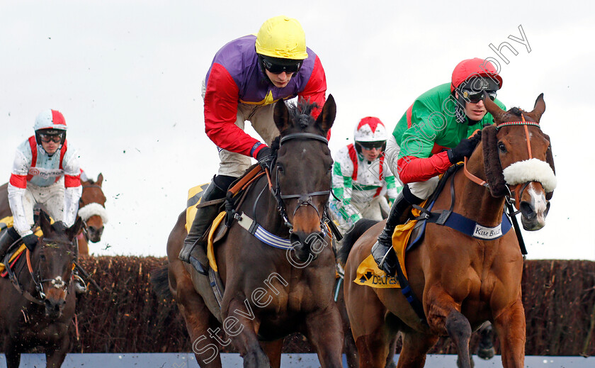 Dashel-Drasher-and-Two-For-Gold-0003 
 DASHEL DRASHER (centre, Rex Dingle) with TWO FOR GOLD (right, David Bass)
Ascot 19 Feb 2022 - Pic Steven Cargill / Racingfotos.com