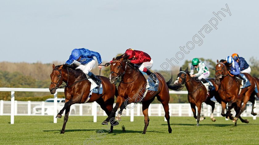 Middle-Earth-0004 
 MIDDLE EARTH (right, Oisin Murphy) beats CHESSPIECE (left) in The Troy Asset Management Noel Murless Stakes
Ascot 6 Oct 2023 - Pic Steven Cargill / Racingfotos.com