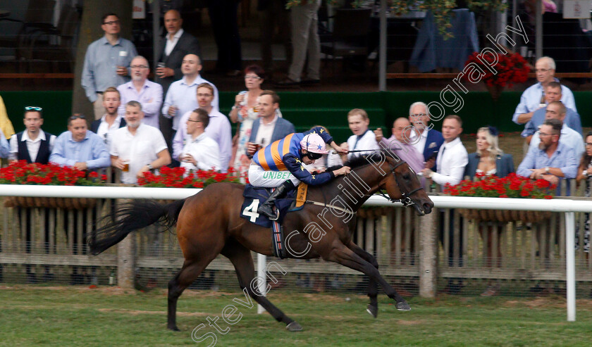 Tarboosh-0004 
 TARBOOSH (Luke Morris) wins The Fly London Southend Airport To Prague British EBF Conditions Stakes
Newmarket 20 Jul 2018 - Pic Steven Cargill / Racingfotos.com