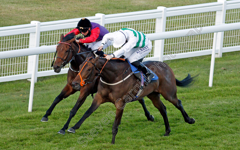 Award-Scheme-0002 
 AWARD SCHEME (farside, Martin Harley) beats ARRIVISTE (nearside) in The British EBF Fillies Handicap
Salisbury 11 Jul 2020 - Pic Steven Cargill / Racingfotos.com