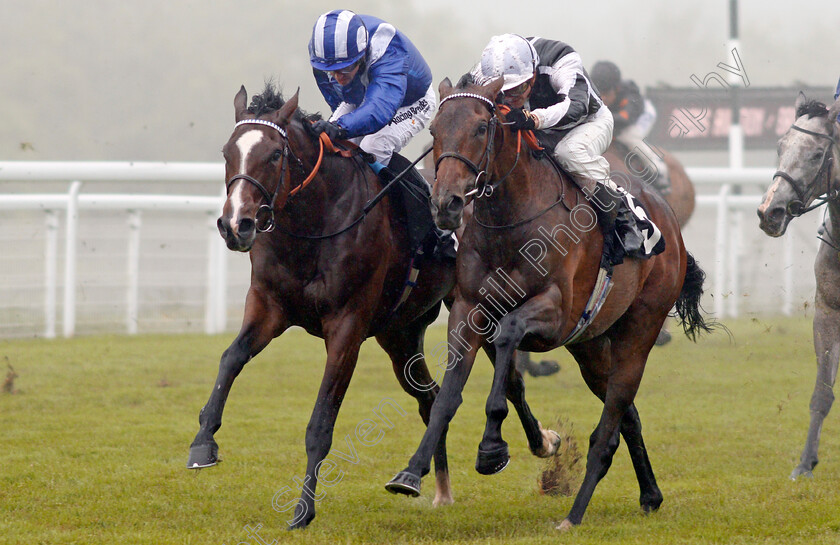 Heart-Of-Grace-0003 
 HEART OF GRACE (right, James Doyle) beats ANASHEED (left) in The Oriens Aviation British EBF Maiden Fillies Stakes Div1 Goodwood 24 May 2018 - Pic Steven Cargill / Racingfotos.com