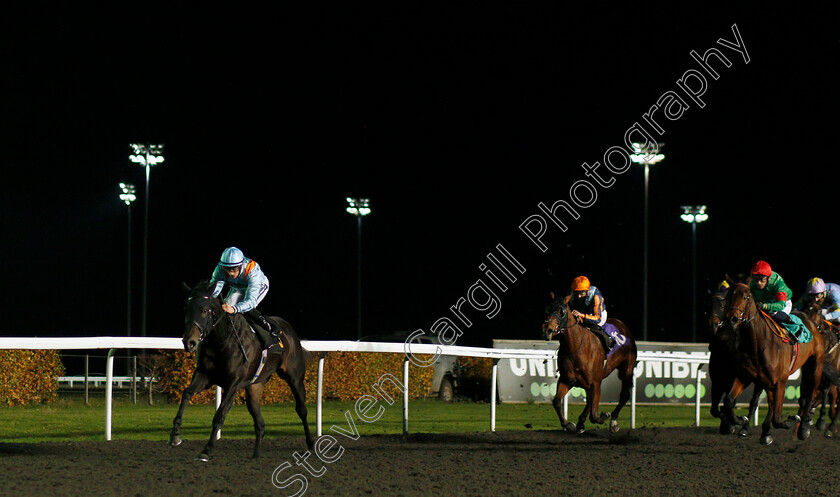 No-Nay-Bella-0001 
 NO NAY BELLA (Harry Bentley) wins The Unibet Casino Deposit £10 Get £40 Bonus Fillies Handicap
Kempton 2 Nov 2020 - Pic Steven Cargill / Racingfotos.com