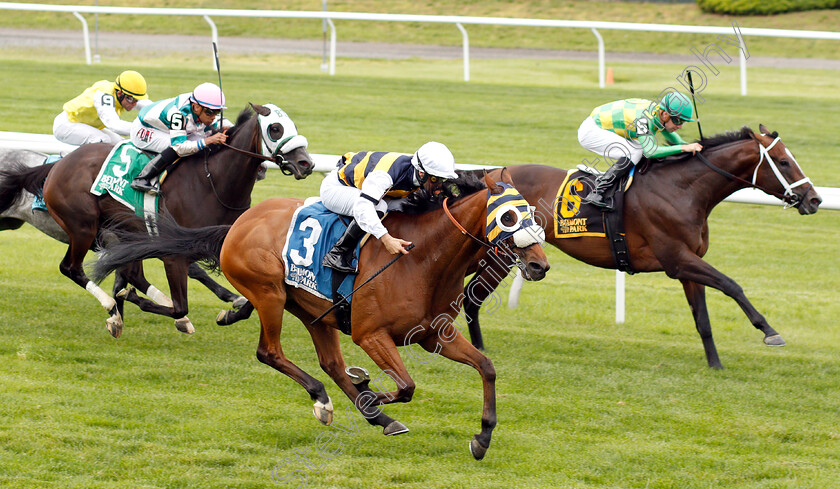 Amade-0005 
 AMADE (centre, Flavien Prat) beats ARKLOW (right) in The Belmont Gold Cup Invitational
Belmont Park USA, 7 Jun 2019 - Pic Steven Cargill / Racingfotos.com