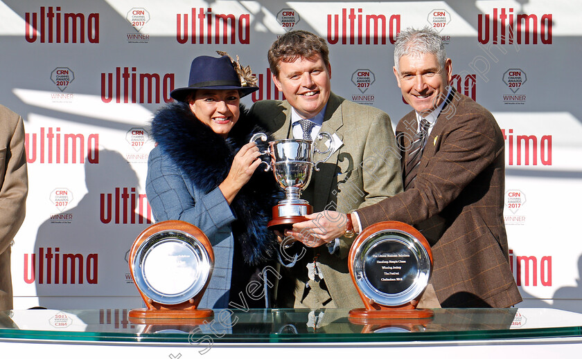 Coo-Star-Sivola-0009 
 Presentation for The Ultima Handicap Chase won by COO STAR SIVOLA Cheltenham 13 Mar 2018 - Pic Steven Cargill / Racingfotos.com