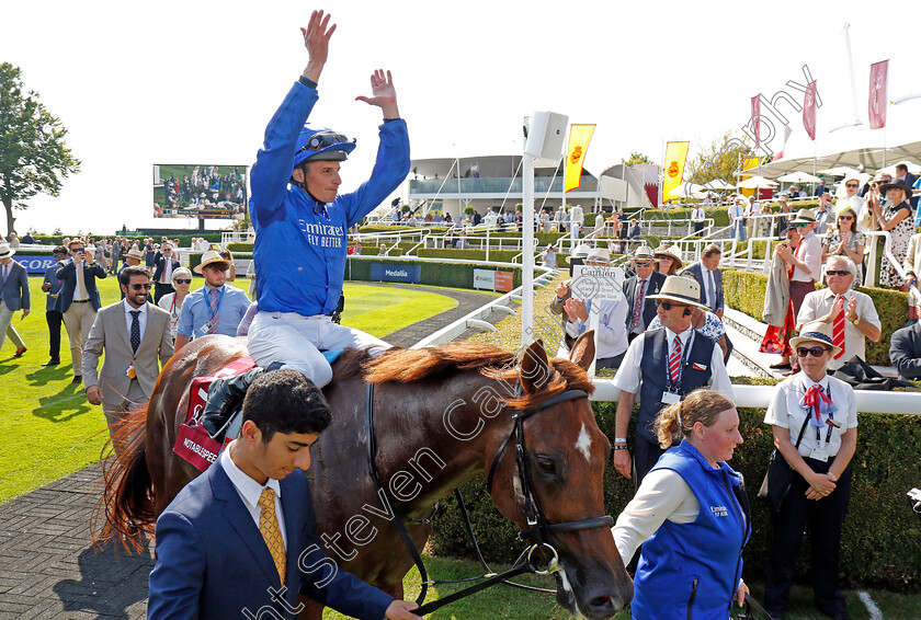 Notable-Speech-0020 
 NOTABLE SPEECH (William Buick) after winning The Qatar Sussex Stakes 
Goodwood 31 Jul 2024 - Pic Steven Cargill / Racingfotos.com