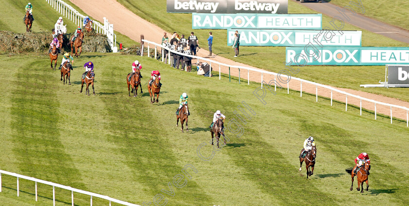 Tiger-Roll-0004 
 TIGER ROLL (Davy Russell) beats PLEASANT COMPANY in The Randox Health Grand National Aintree 14 Apr 2018 - Pic Steven Cargill / Racingfotos.com