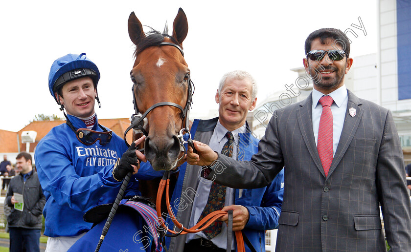 Benbatl-0007 
 BENBATL (Oisin Murphy) with Saeed Bin Suroor after The Shadwell Joel Stakes
Newmarket 27 Sep 2019 - Pic Steven Cargill / Racingfotos.com