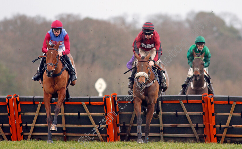 The-Worlds-End-0003 
 THE WORLDS END (left, Adrian Heskin) beats PAPAGANA (right) in The Marsh Long Walk Hurdle
Ascot 21 Dec 2019 - Pic Steven Cargill / Racingfotos.com