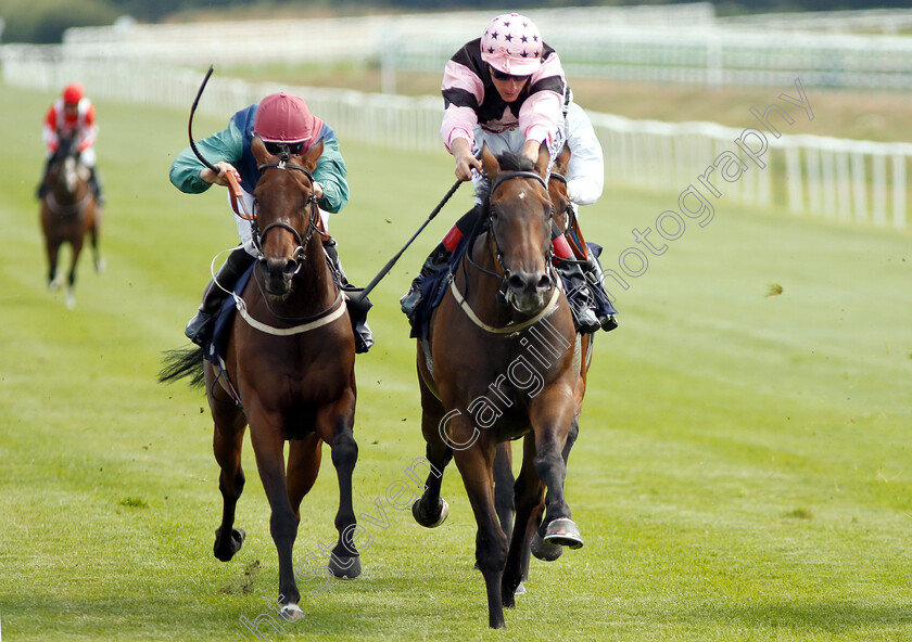 Sea-Fox-0003 
 SEA FOX (right, Adam Kirby) beats REBEL ASSAULT (left) in The Oilfield Insurance Agencies Classified Stakes
Lingfield 25 Jul 2018 - Pic Steven Cargill / Racingfotos.com