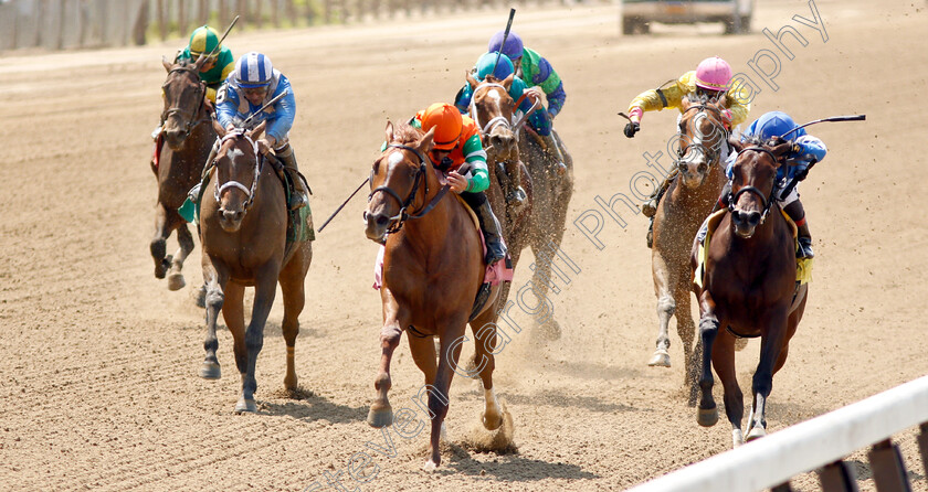 Cosita-Mia-0002 
 COSITA MIA (left, Joel Rosario) beats COMMUNAL (right) in Maiden Special Weight
Belmont Park 7 Jun 2018 - Pic Steven Cargill / Racingfotos.com