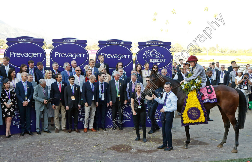 Unquestionable-0009 
 UNQUESTIONABLE (Ryan Moore) winner of The Breeders' Cup Juvenile Turf
Santa Anita 3 Nov 2023 - Pic Steven Cargill / Racingfotos.com