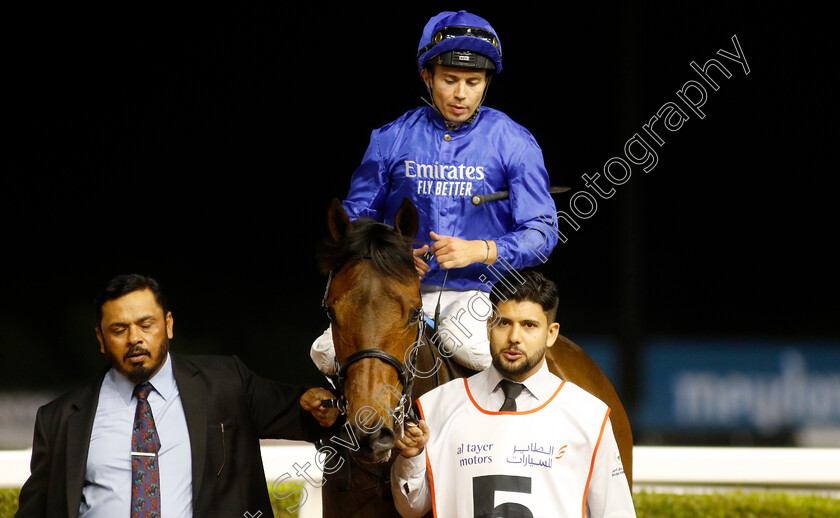 Warren-Point-0006 
 WARREN POINT (Mickael Barzalona) winner of The Dubai Millennium Stakes
Meydan 2 Feb 2024 - Pic Steven Cargill / Racingfotos.com