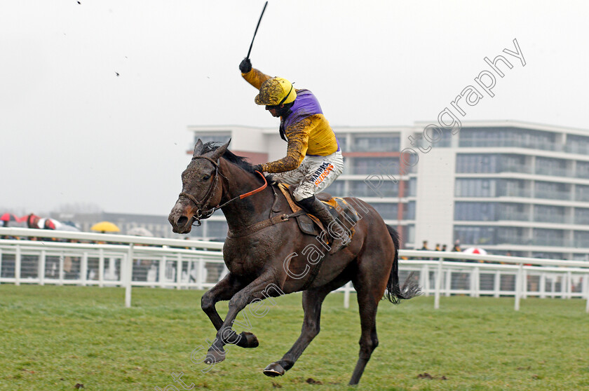 Kalashnikov-0004 
 KALASHNIKOV (Jack Quinlan) wins The Betfair Handicap Hurdle Newbury 10 Feb 2018 - Pic Steven Cargill / Racingfotos.com