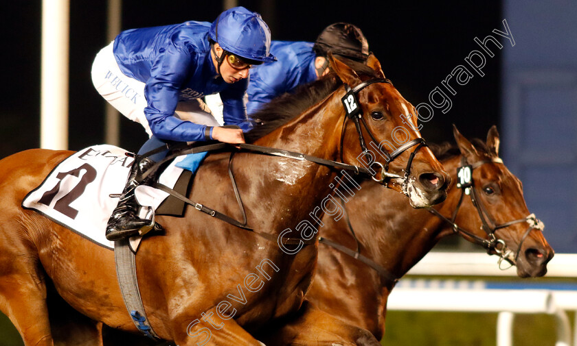 With-The-Moonlight-0001 
 WITH THE MOONLIGHT (William Buick) wins The Cape Verdi Stakes
Meydan, Dubai 3 Feb 2023 - Pic Steven Cargill / Racingfotos.com