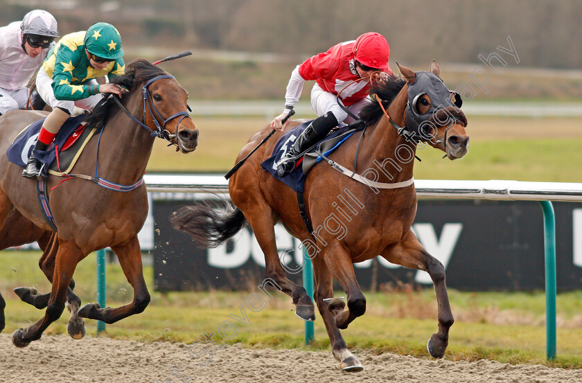 Crimewave-0005 
 CRIMEWAVE (Jack Mitchell) wins The Play 4 To Score At Betway Handicap
Lingfield 4 Jan 2020 - Pic Steven Cargill / Racingfotos.com