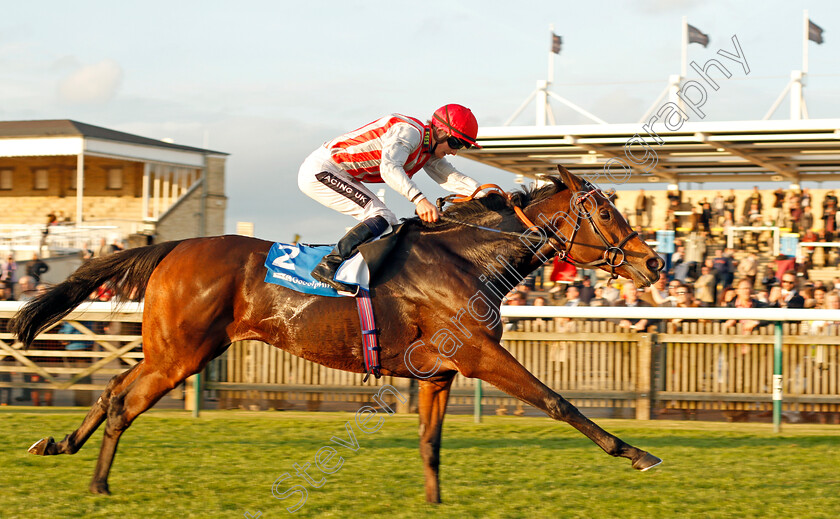 Chain-Of-Daisies-0005 
 CHAIN OF DAISIES (Harry Bentley) wins The Join Club Godolphin Pride Stakes Newmarket 13 Oct 2017 - Pic Steven Cargill / Racingfotos.com