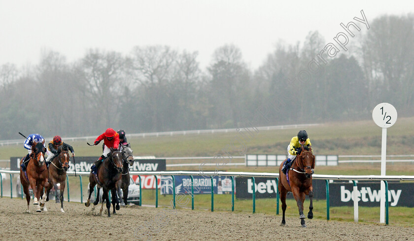 Gavi-di-Gavi-0001 
 GAVI DI GAVI (Georgia King) wins The Bombardier March To Your Own Drum Handicap
Lingfield 10 Mar 2021 - Pic Steven Cargill / Racingfotos.com