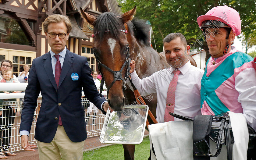 Klondike-0013 
 KLONDIKE (Christophe Soumillon) winner of The Prix de Reux
Deauville 3 Aug 2024 - Pic Steven Cargill / Racingfotos.com