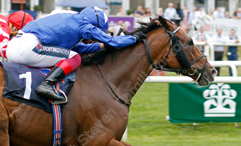 Harrovian-0005 
 HARROVIAN (Frankie Dettori) wins The Hilton Garden Inn Doncaster Conditions Stakes
Doncaster 9 Sep 2021 - Pic Steven Cargill / Racingfotos.com