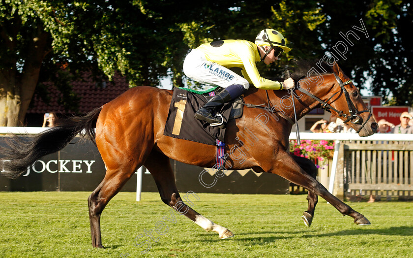 Asuka-0001 
 ASUKA (Billy Loughnane) wins The Maritime Cargo Services On Time Maiden Stakes
Newmarket 9 Aug 2024 - Pic Steven Cargill / Racingfotos.com