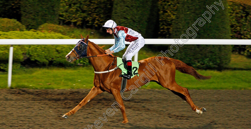 St-Andrews-0003 
 ST ANDREWS (Adam Kirby) wins The Darren Ward 50th Birthday Handicap Kempton 4 Oct 2017 - Pic Steven Cargill / Racingfotos.com