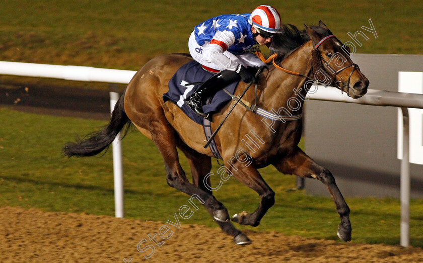 Outer-Space-0003 
 OUTER SPACE (Rossa Ryan) wins The Bet & Watch At sunbets.co.uk Classified Claiming Stakes Wolverhampton 15 Jan 2018 - Pic Steven Cargill / Racingfotos.com