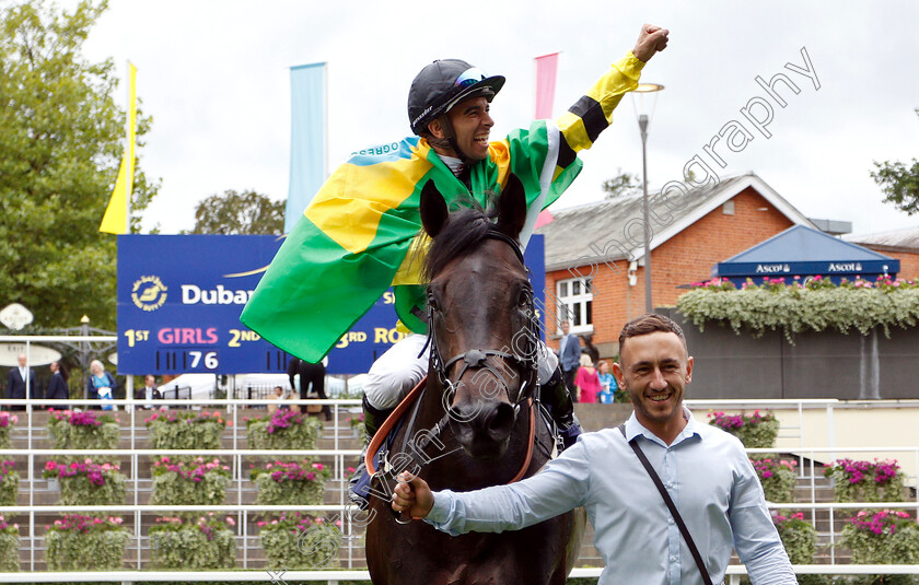 Green-Power-0007 
 GREEN POWER (Joao Moreira) after winning The Dubai Duty Free Shergar Cup Sprint
Ascot 11 Aug 2018 - Pic Steven Cargill / Racingfotos.com