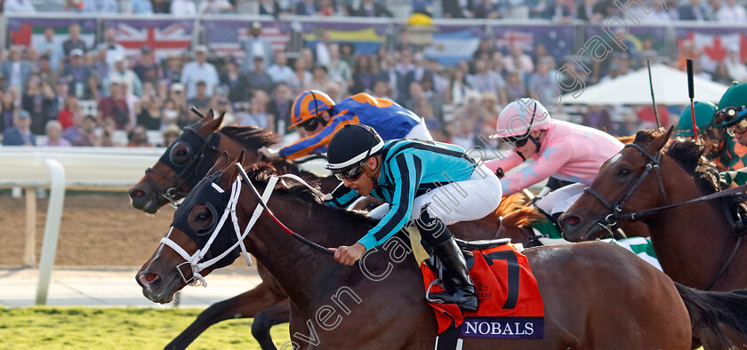 Nobals-0004 
 NOBALS (Gerardo Corrales) wins The Breeders' Cup Turf Sprint
Santa Anita 4 Nov 2023 - pic Steven Cargill / Racingfotos.com