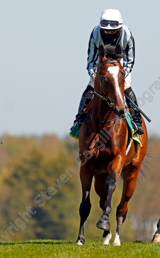 Highest-Ground-0002 
 HIGHEST GROUND (Ryan Moore)
Sandown 23 Apr 2021 - Pic Steven Cargill / Racingfotos.com