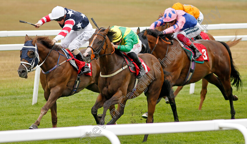 Recon-Mission-0003 
 RECON MISSION (right, Tom Marquand) beats IMPEACH (left) in The Oxshott Handicap
Sandown 21 Jul 2022 - Pic Steven Cargill / Racingfotos.com