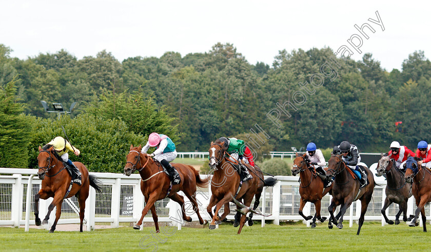 Maamora-0003 
 MAAMORA (William Buick) beats BILLESDON BROOK (centre) LAVENDER'S BLUE (right) and QUADRILATERAL (2nd left) in The Betway Atalanta Stakes
Sandown 23 Aug 2020 - Pic Steven Cargill / Racingfotos.com