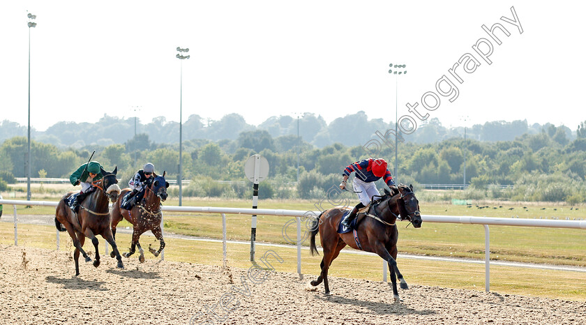 Simply-Sin-0001 
 SIMPLY SIN (left, Cieren Fallon) finishes strongly to beat GLOBAL ACCLAMATION (right) in The Download The At The Races App Classified Stakes Div2
Wolverhampton 11 Aug 2020 - Pic Steven Cargill / Racingfotos.com