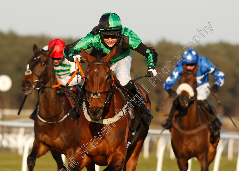 Monty s-Award-0007 
 MONTY'S AWARD (Page Fuller) wins The Mansionbet Faller Insurance Handicap Hurdle
Market Rasen 19 Apr 2021 - Pic Steven Cargill / Racingfotos.com